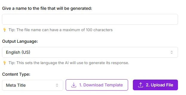 Niara's Bulk Content first step